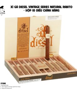 Xì Gà Diesel Vintage Series Natural Rabito - Hộp 10 Điếu Chính Hãng