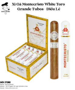 Xì Gà Montecristo White Toro Grande Tubos - Điếu Lẻ