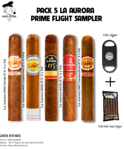 Pack 5 Điếu Cigar La Aurora Prime Flight Sampler
