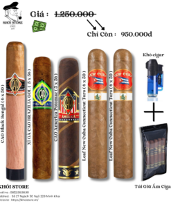 Combo Xì Gà 5 Điếu CAO Mix Số 010