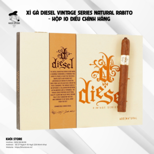 Xì Gà Diesel Vintage Series Natural Rabito - Hộp 10 Điếu Chính Hãng