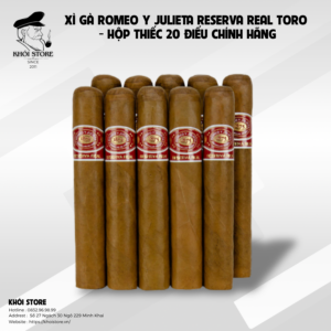 Xì Gà Romeo Y Julieta Reserva Real Toro - Hộp Thiếc 20 Điếu Chính Hãng