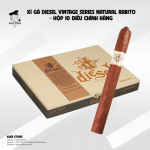 Xì Gà Diesel Vintage Series Natural Rabito - Hộp 10 Điếu Chính Hãng