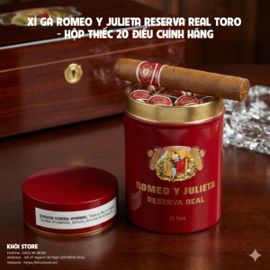Xì Gà Romeo Y Julieta Reserva Real Toro - Hộp Thiếc 20 Điếu Chính Hãng