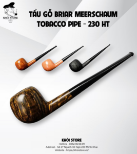 Tẩu Gỗ Briar Meerschaum Tobacco Pipe - 230 HT