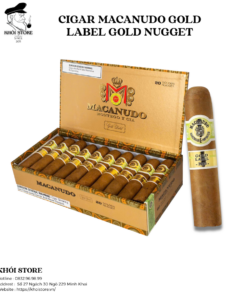 Cigar Macanudo Gold Label Gold Nugget - Điếu Lẻ