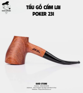 TẨU GỖ CẨM LAI POKER 231