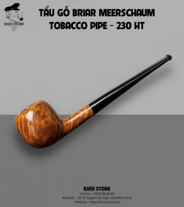 Tẩu Gỗ Briar Meerschaum Tobacco Pipe - 230 HT