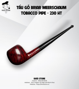 Tẩu Gỗ Briar Meerschaum Tobacco Pipe - 230 HT