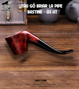 Tẩu Gỗ Briar La Pipe Bastine - 03 HT