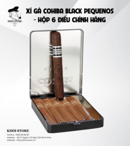 Xì Gà Cohiba Black Pequenos - Hộp 6 Điếu Chính Hãng