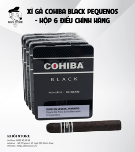 Xì Gà Cohiba Black Pequenos - Hộp 5 Điếu Chính Hãng