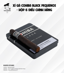 Xì Gà Cohiba Black Pequenos - Hộp 5 Điếu Chính Hãng