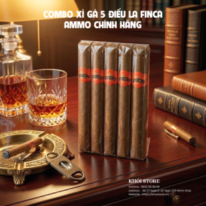Combo 5 Điếu Cigar La Finca Ammo Chính Hãng 