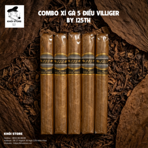 Combo 5 Điếu Cigar Villiger 125th
