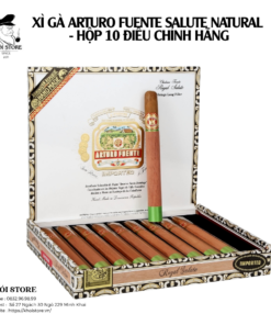 Xì gà Arturo Fuente Salute Natural - Hộp 10 Điếu Chính Hãng