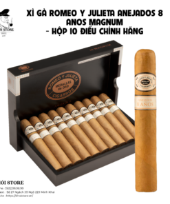 Xì gà Romeo y Julieta Anejados 8 Anos Magnum - Hộp 10 Điếu Chính Hãng
