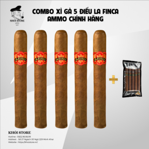 Combo 5 Điếu Cigar La Finca Ammo Chính Hãng 