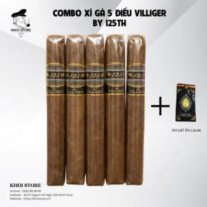 Combo 5 Điếu Cigar Villiger 125th