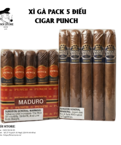 Xì Gà Pack 5 Điếu Cigar Punch