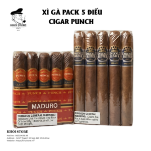 Xì Gà Pack 5 Điếu Cigar Punch