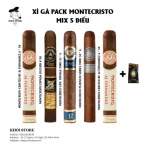 Xì Gà Pack Montecristo Mix 5 Điếu