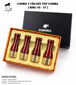 Combo 4 Tẩu Bắt Tóp Cohiba (Ring 42 - 57)