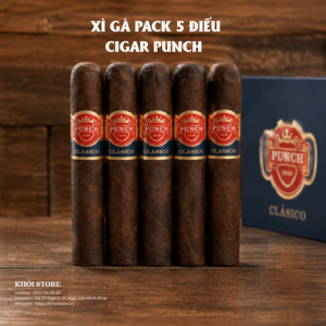 Xì Gà Pack 5 Điếu Cigar Punch