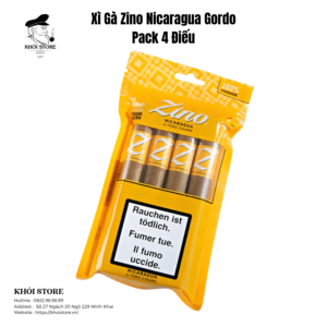 Xì Gà Zino Nicaragua Gordo Pack 4 Điếu