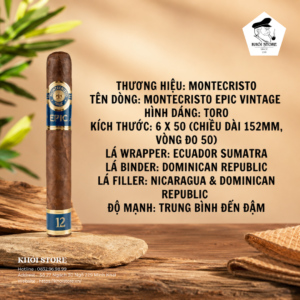 Xì Gà Pack Montecristo Mix 5 Điếu