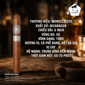Xì Gà Pack Montecristo Mix 5 Điếu