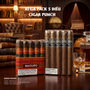 Xì Gà Pack 5 Điếu Cigar Punch