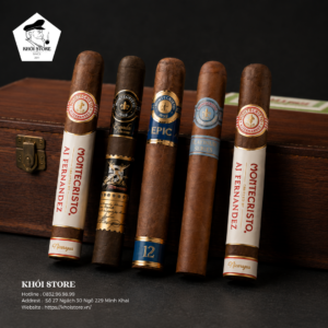 Xì Gà Pack Montecristo Mix 5 Điếu