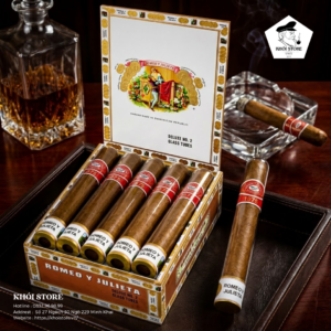 Xì gà Romeo Y Julieta 1875 Deluxe No. 2 Glass hộp 10 điếu chính hãng