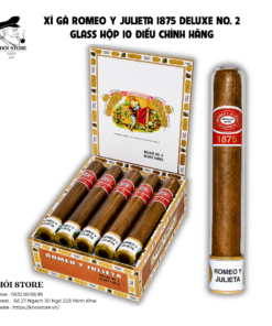 Xì gà Romeo Y Julieta 1875 Deluxe No.1 Glass hộp 10 điếu chính hãng