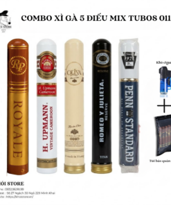 Combo Xì Gà 5 Điếu Mix Tubos 011
