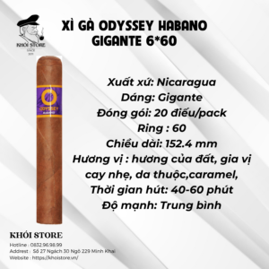 Xì Gà Odyssey Habano Gigante