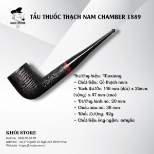 Combo Tẩu Thuốc Thạch Nam Chamber 1889